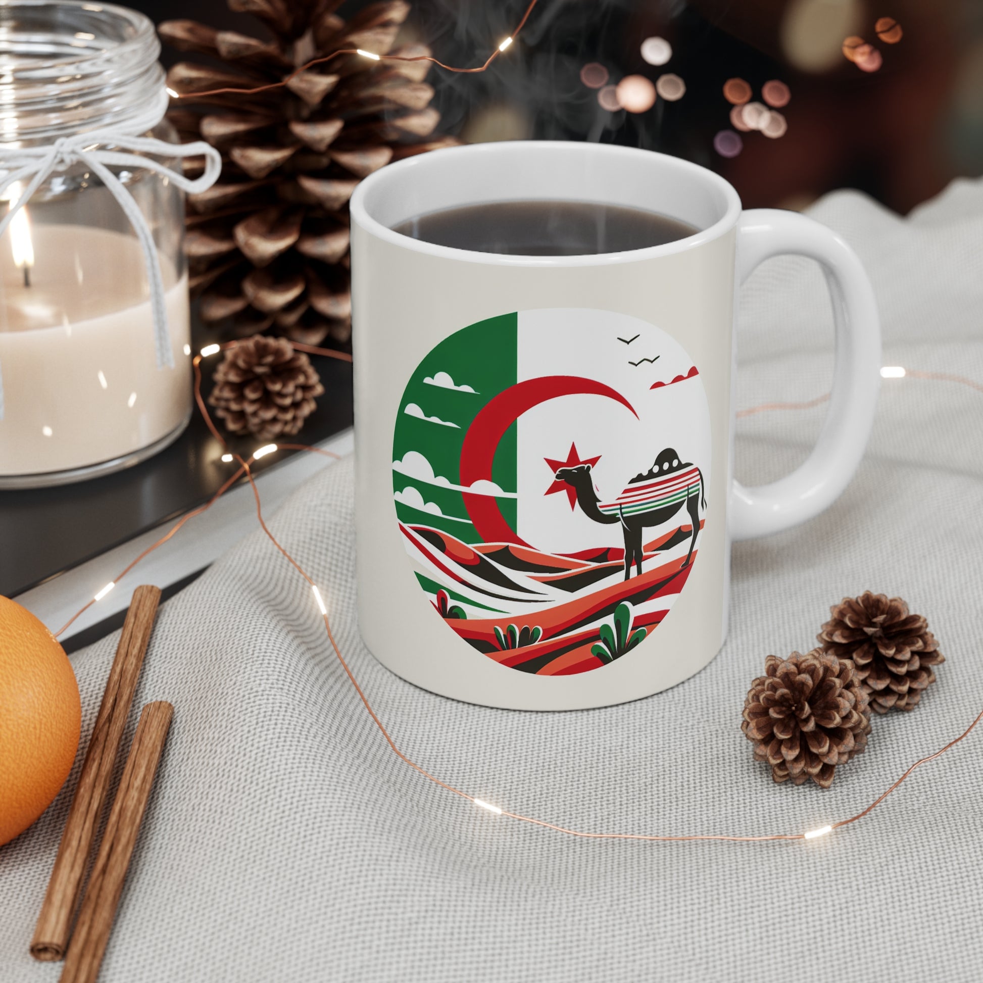 Algerian Landscape Mug, Unique Coffee or Tea Cup