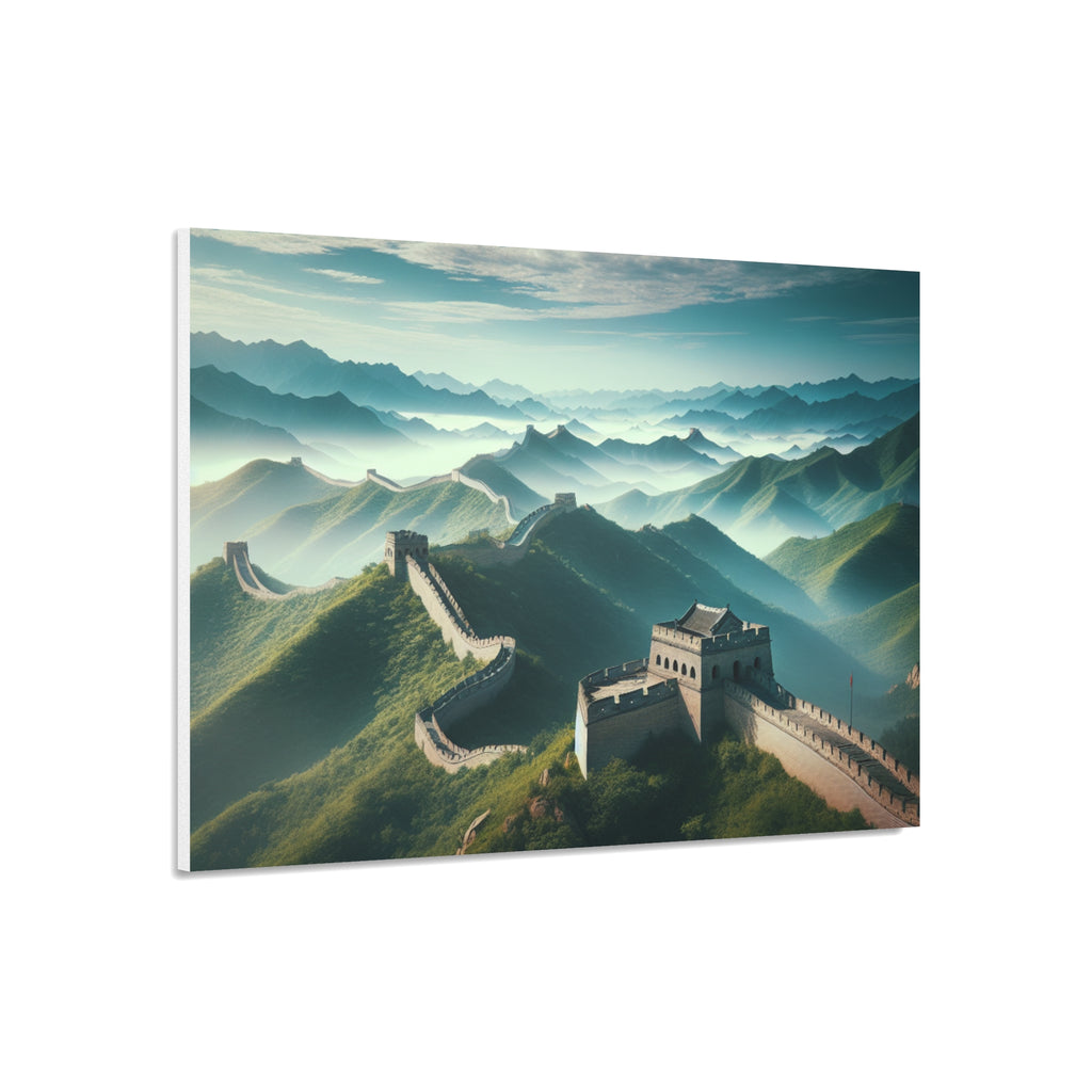 Foam Board Print of Great Wall Landscape, Wall Art, Home Decor