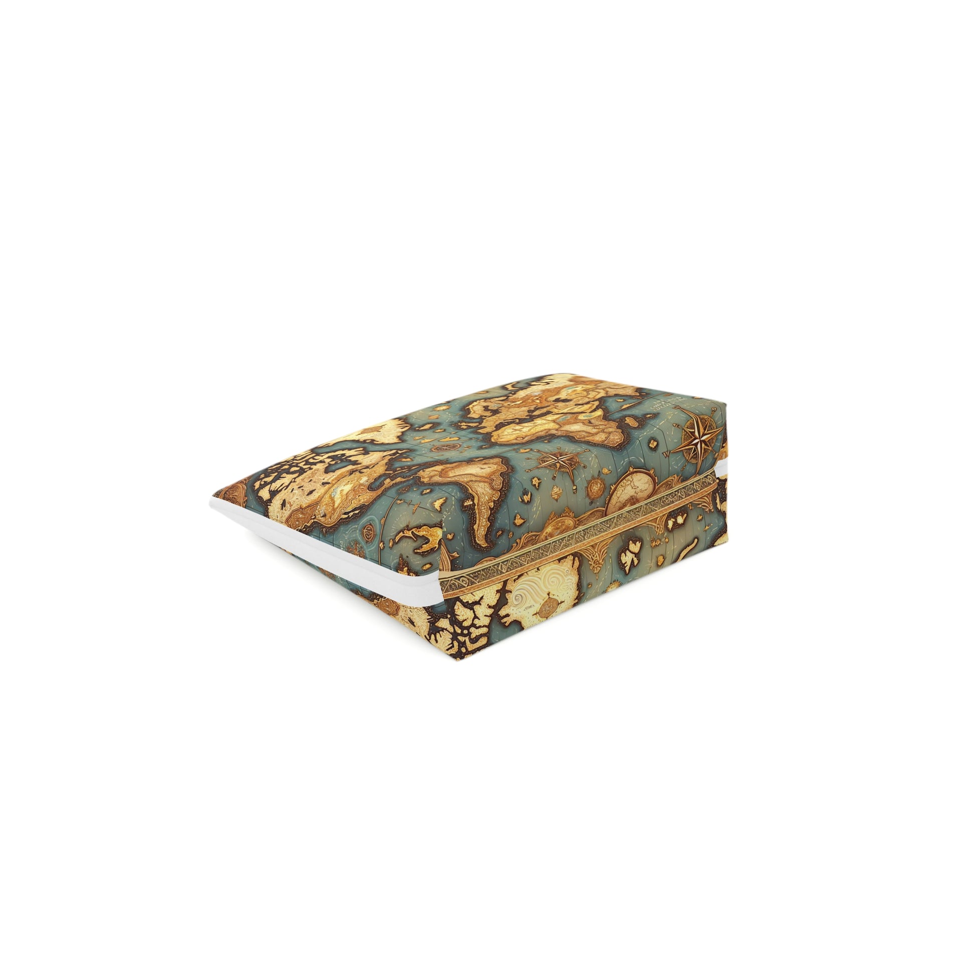 Vintage Map Cosmetic Bag, Travel Pouch, Toiletry Organizer, Gift for Travelers, Makeup Case, Wanderlust Accessories