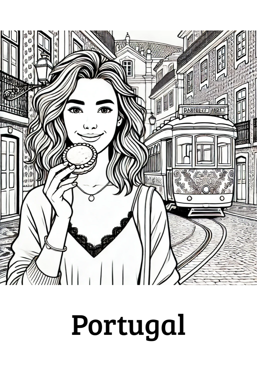 WORLDWIDE WOMEN (Europe's version) Coloring book