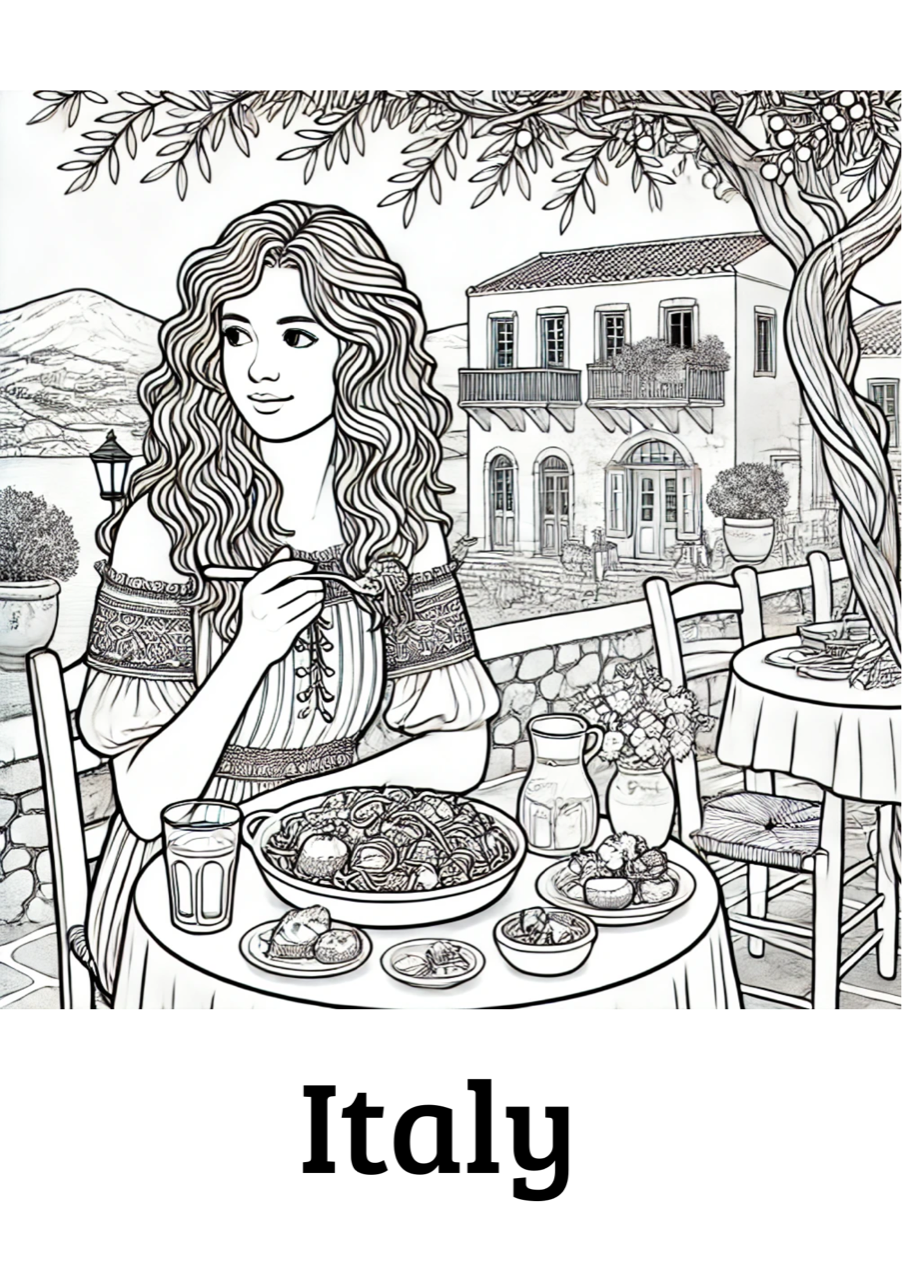WORLDWIDE WOMEN (Europe's version) Coloring book