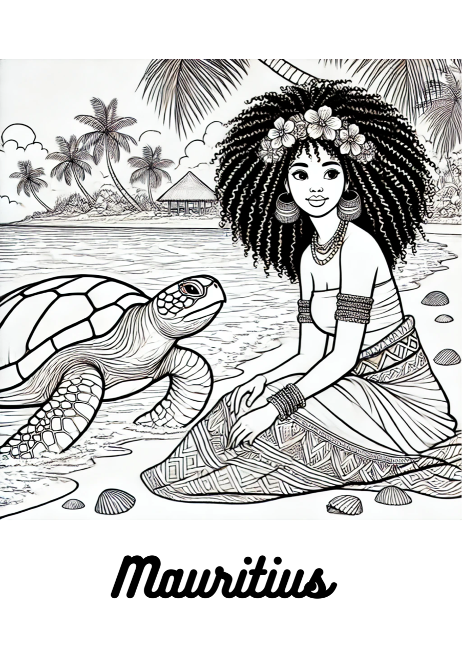 WORLDWIDE WOMEN (Africa's version) Coloring Book