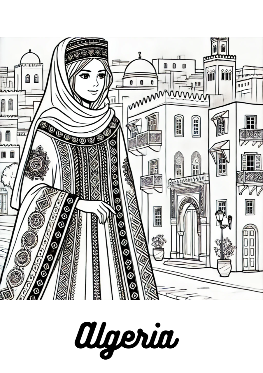 WORLDWIDE WOMEN (Africa's version) Coloring Book