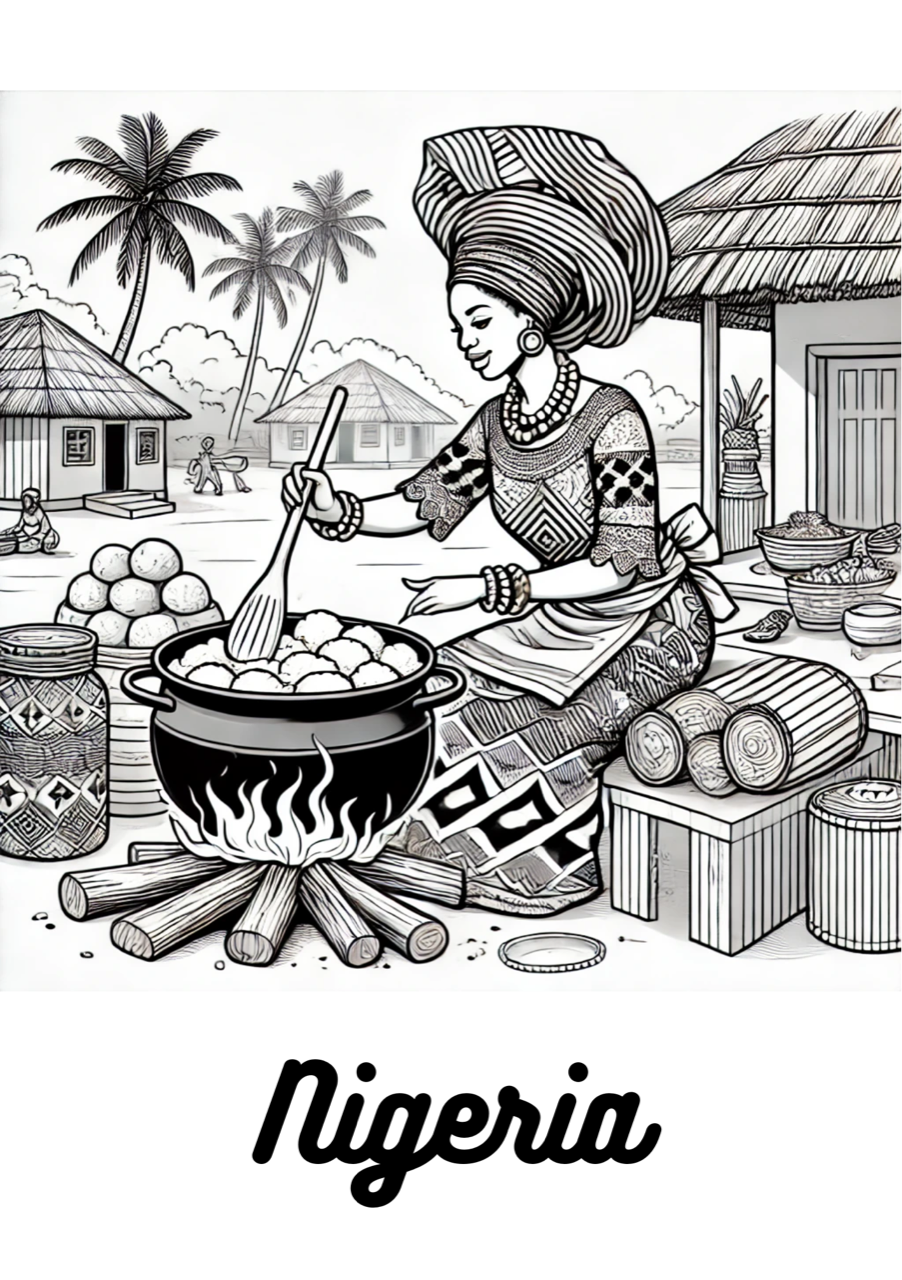 WORLDWIDE WOMEN (Africa's version) Coloring Book